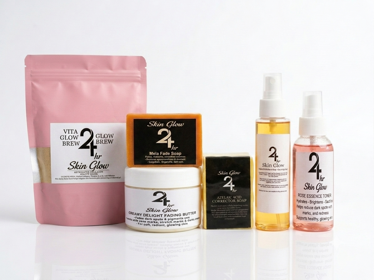 ✨ Glow & Fade Essentials Combo ✨
Your complete skincare and wellness bundle for radiant, healthy-looking skin from the inside out.