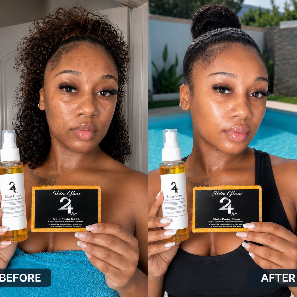 24-Hour Skin Glow MelaFade Soap + Vitamin C Oil