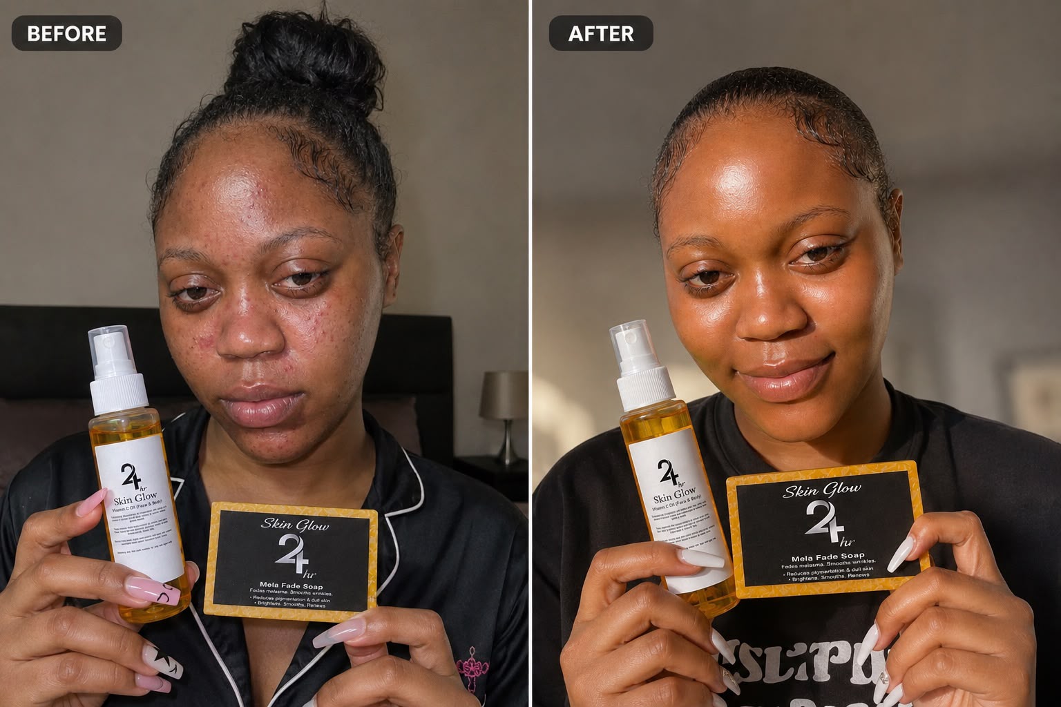 24-Hour Skin Glow MelaFade Soap + Vitamin C Oil