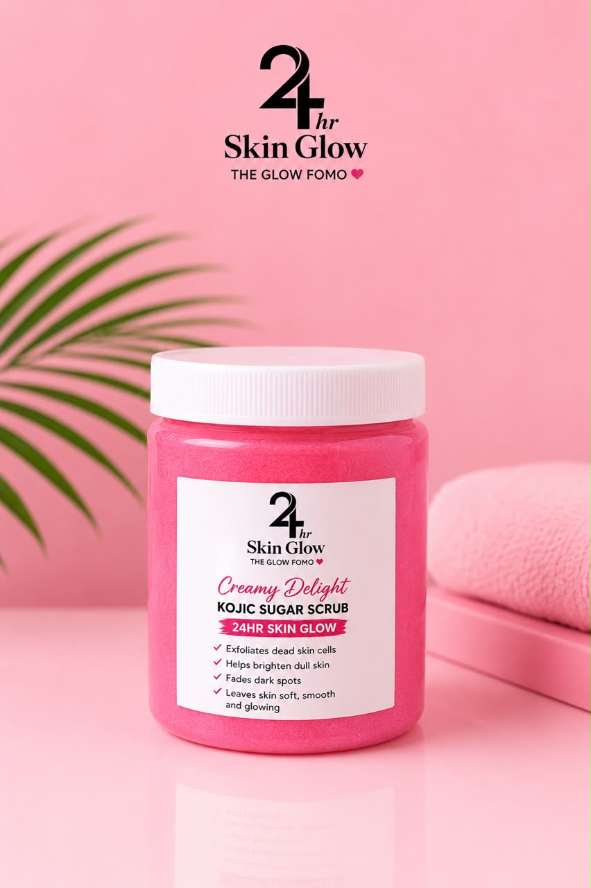 Creamy delight kojic sugar scrub
